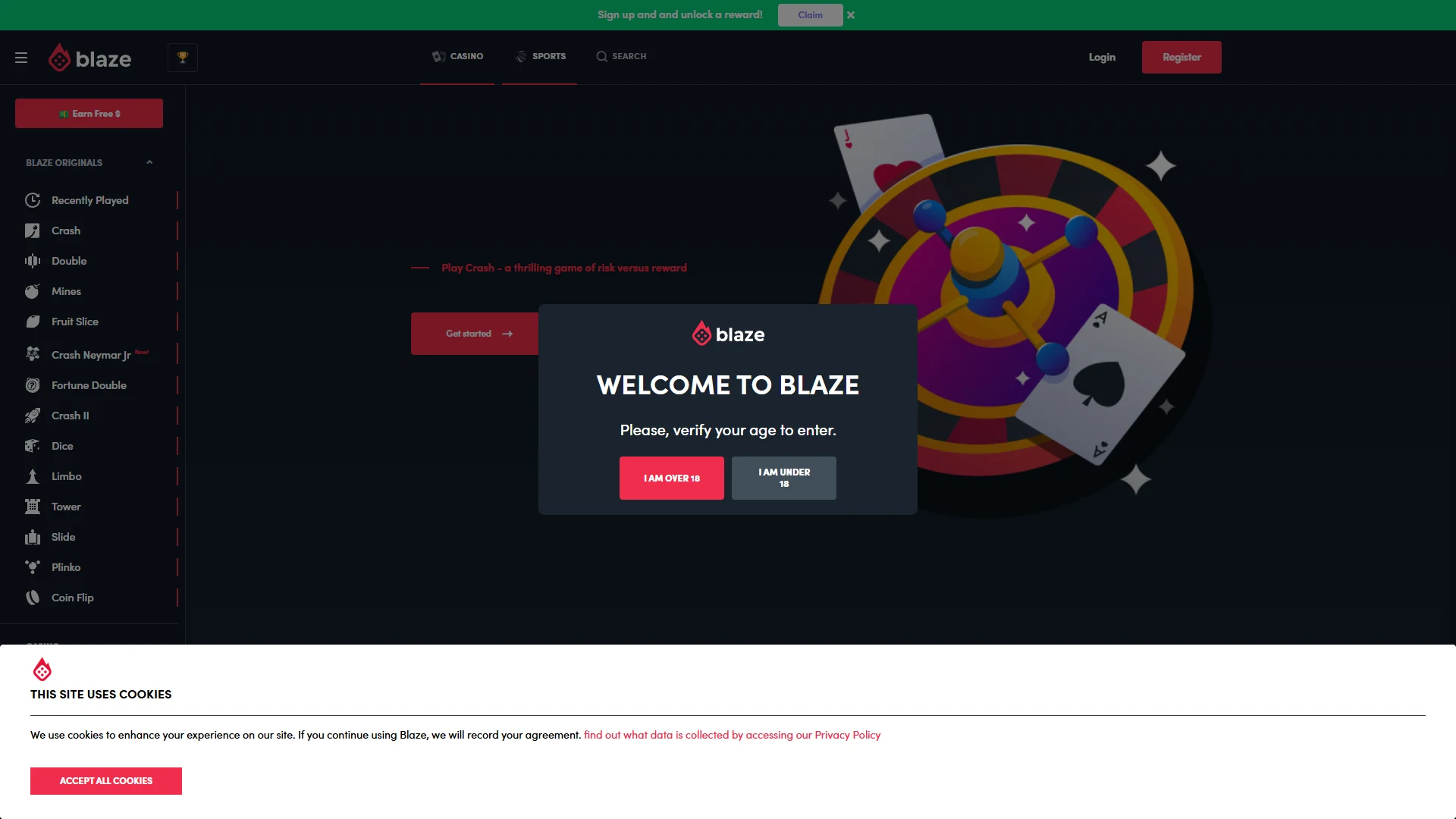 Blaze Casino payment methods